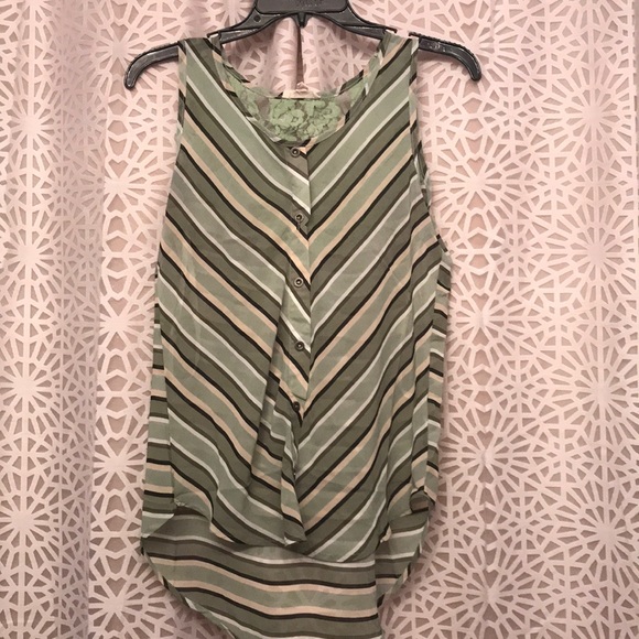 Green tank top - Picture 1 of 4